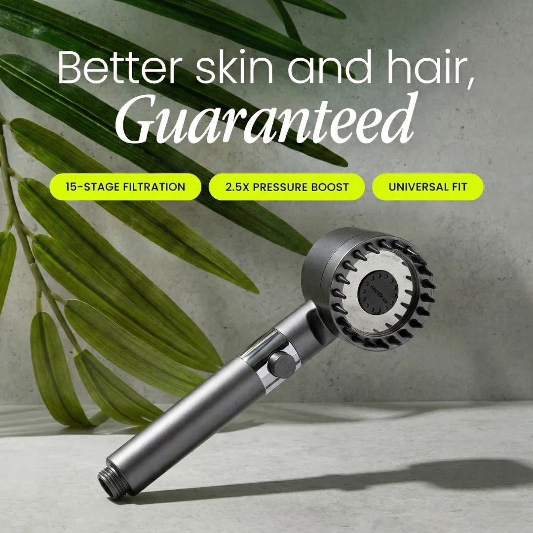 🚿💧 Weak Water Pressure & Impurities in Your Shower Water? Upgrade to a High-Pressure Filter Shower Head for a Cleaner, More Refreshing Shower! ✨