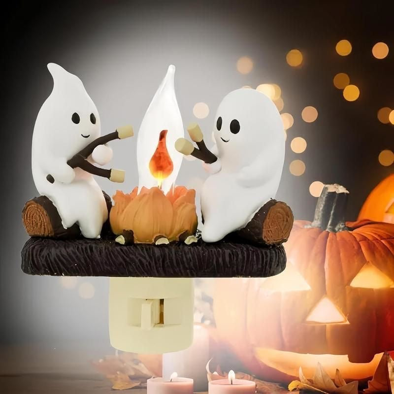 ✨ Instant Halloween Magic: Just Plug, Switch, and Enjoy the Warm Glow! 👻