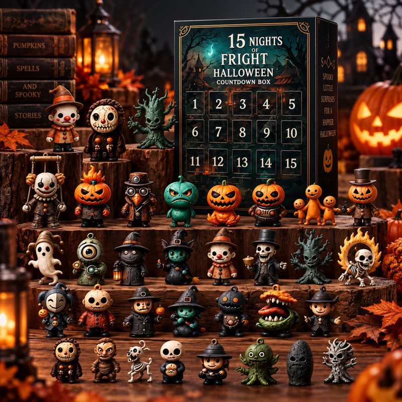 🎃 Halloween Countdown Box – 15 Nights of Fright