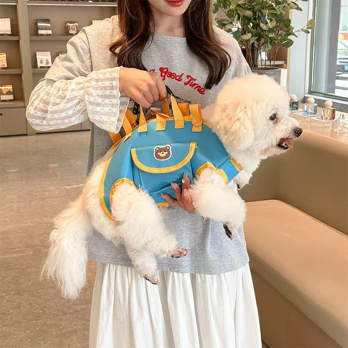 🐱🐕Portable Breathable Pet Carrier Sling & Backpack