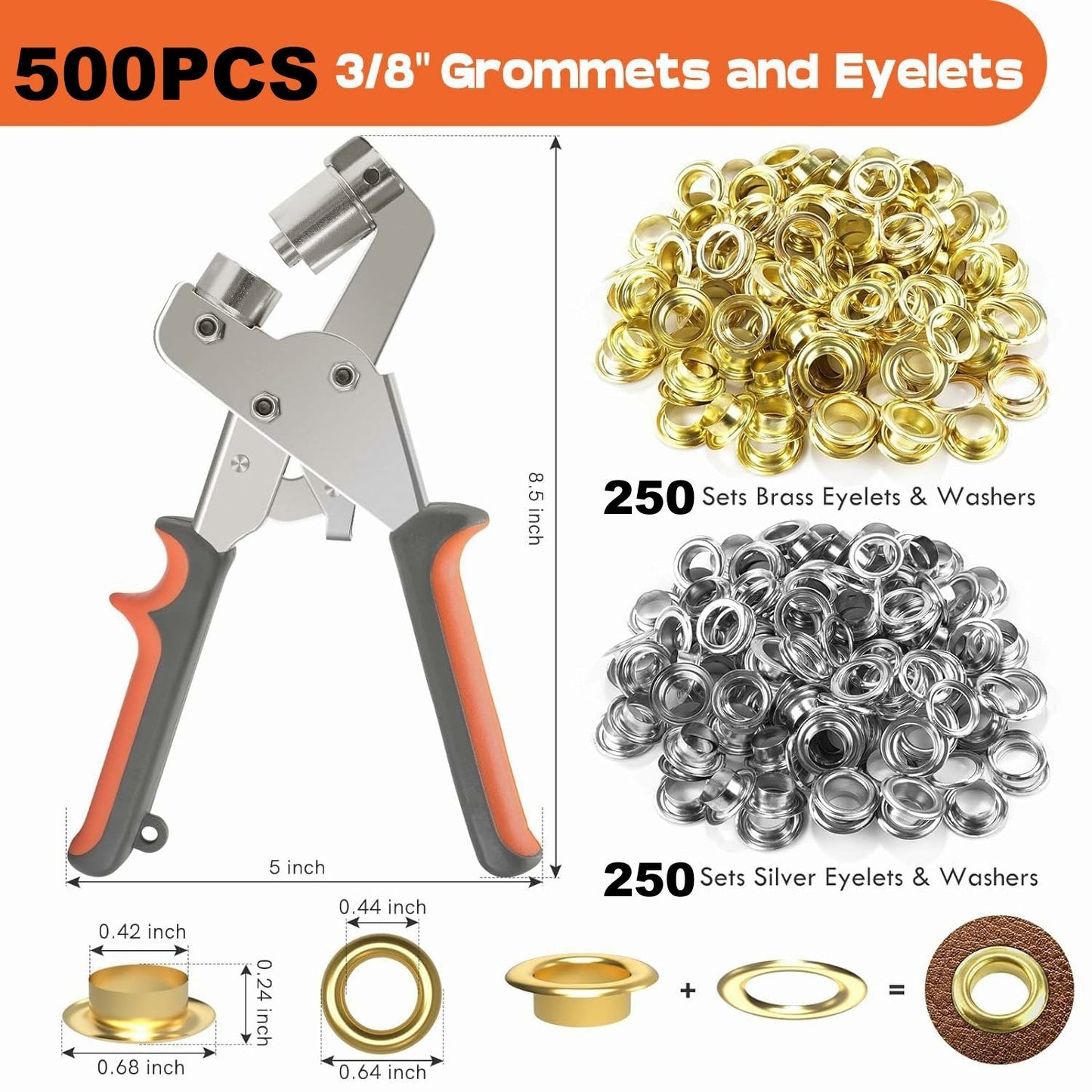 đ„LAST DAY 49%OFFđ„Grommet Tool Kit