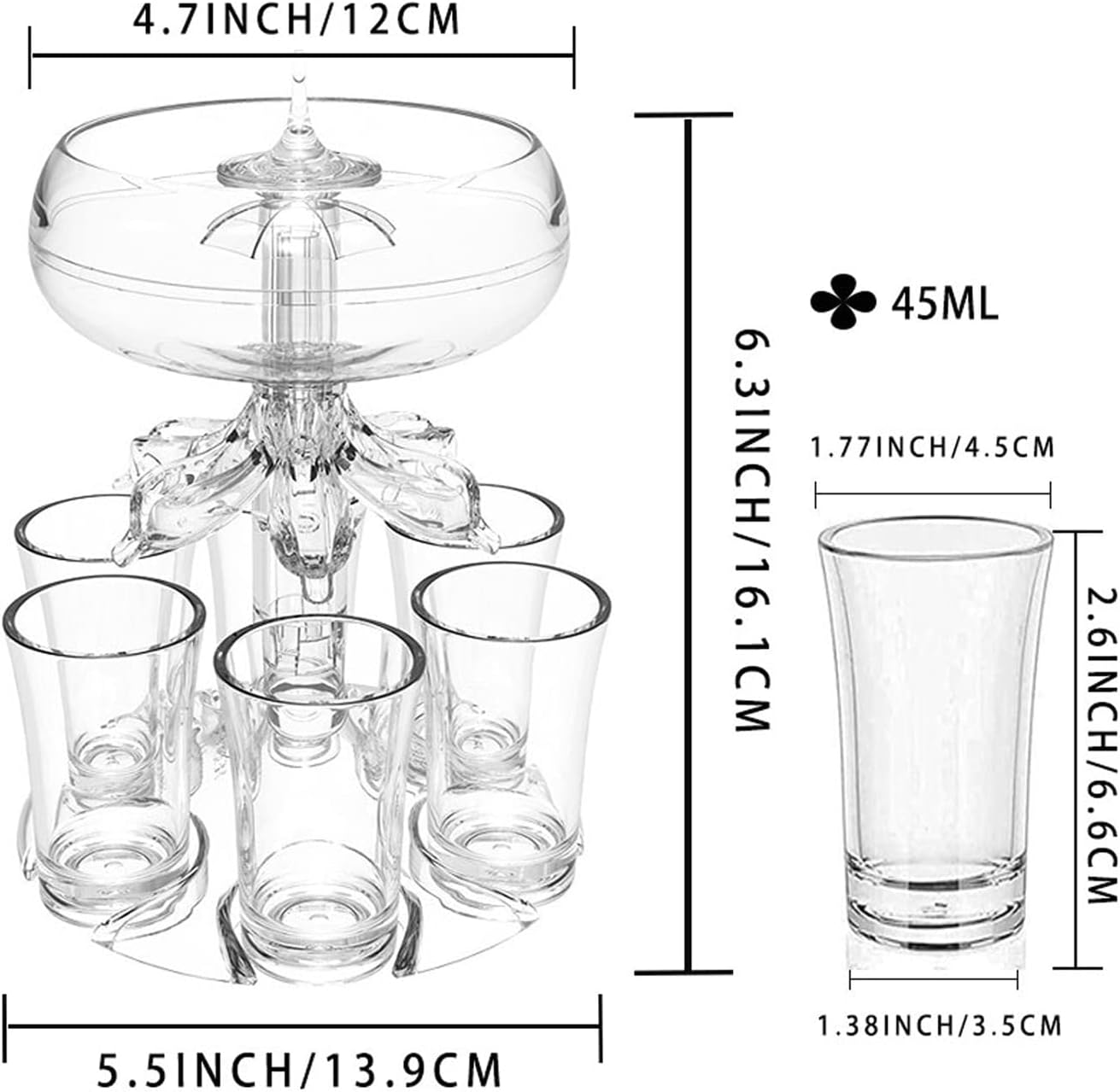π₯40% OFF Today! 6-Shot Party Beverage Dispenser with Glasses