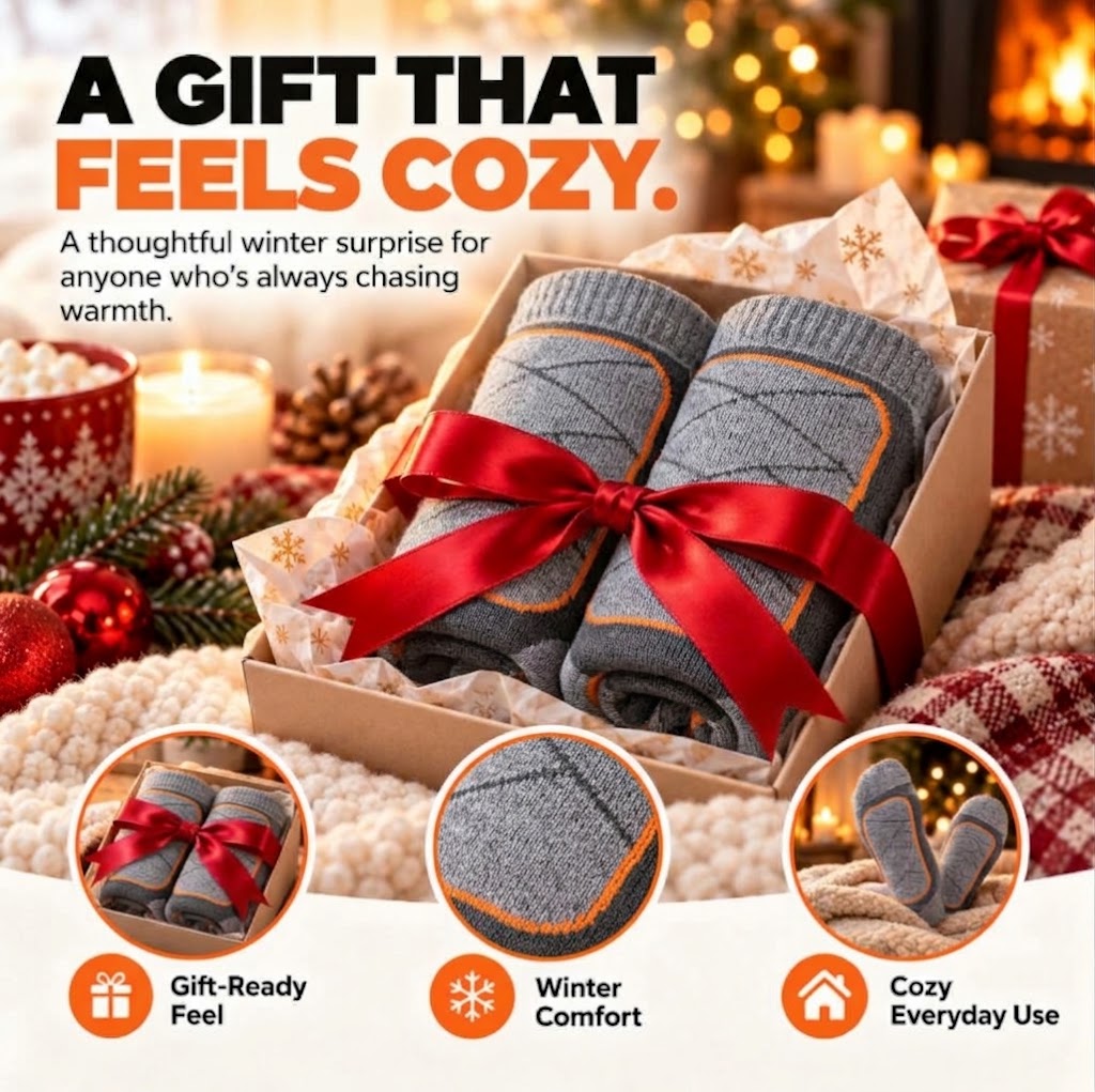 🥶 Tired of Freezing Feet in Winter? 🔥 Save 50% on Rechargeable Heated Knee-High Socks for Lasting Cozy Warmth!