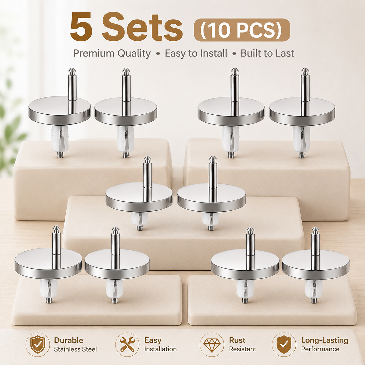 Universal Toilet Seat Mounting Bolts