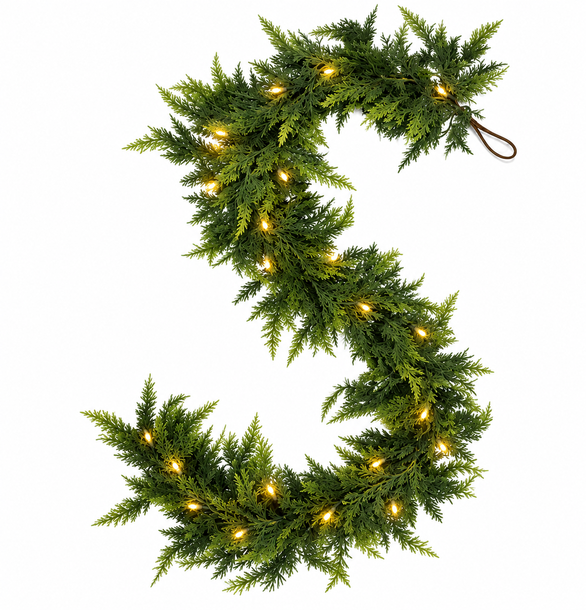 🎄✨ 2026 Top Seller – Pre-Lit Christmas Cedar Garland 💡