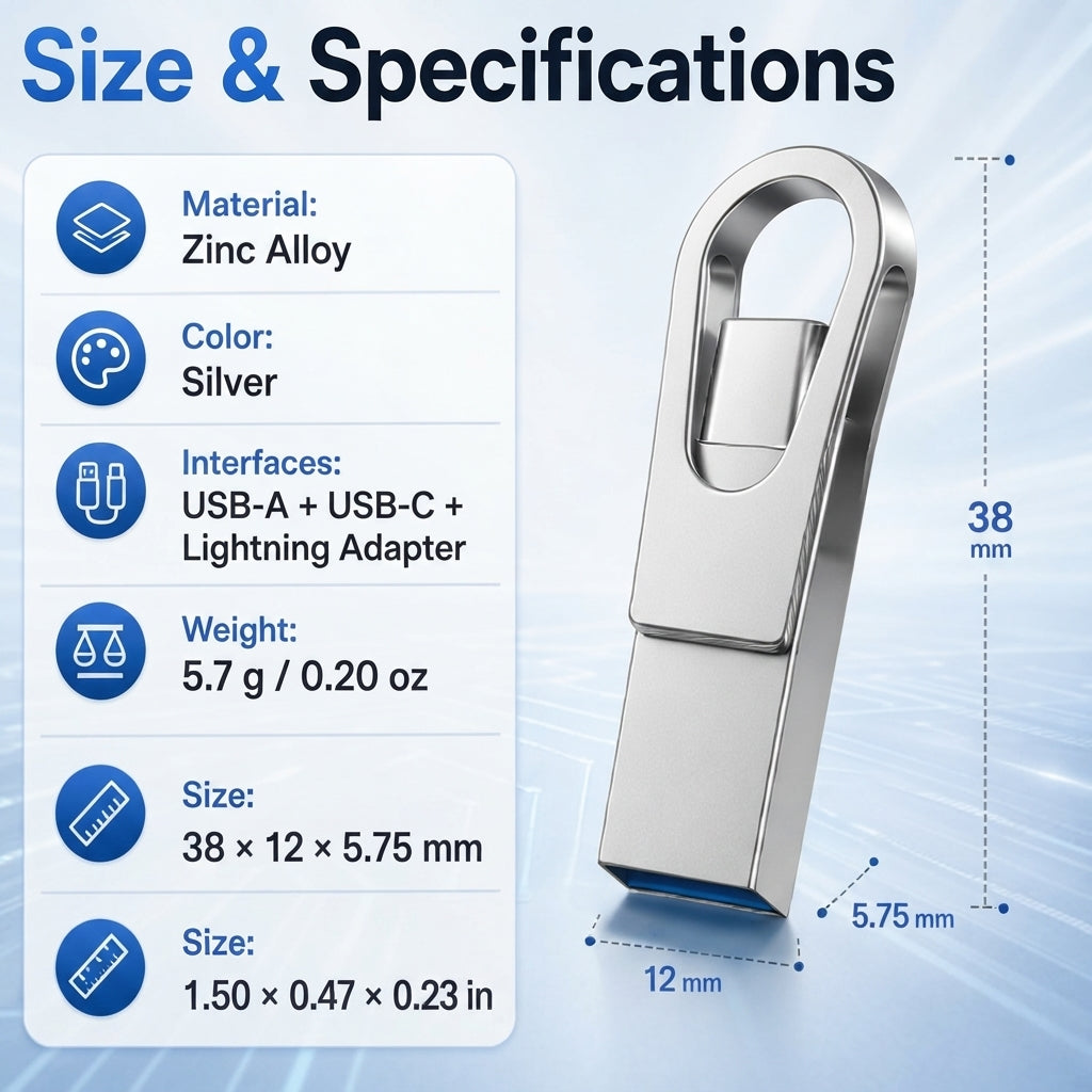 โก 2026 2-in-1 USB C Pendrive โ High-Speed Memory for Students & Office