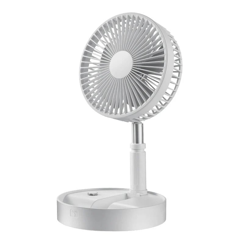 ๐ NOW! ๐ Telescopic Folding USB Charging Fan โ Adjustable height, quiet operation & portable โ perfect for desk, travel or outdoor use ๐จ
