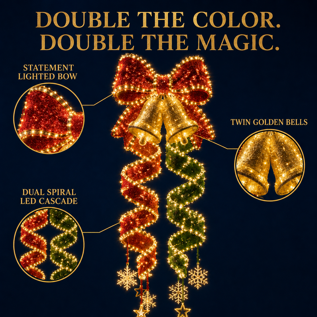 πI Stopped Using Regular Christmas Lights After Discovering This Spiral LED Hack
