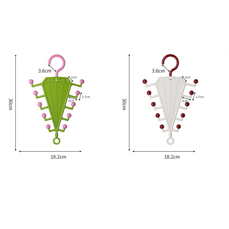 💞80K+ SOLD😍Multi-Functional V-Shaped Double Sided Hanger Storage Rack — V-Shaped Double Hooks for Coats, Hats, Bags & Keys