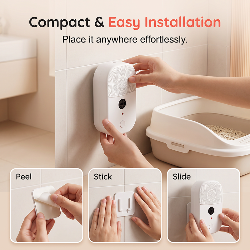 🔥HOT SALE🔥2-in-1 Pet Air Purifier & Ultrasonic Mite Repellent Device