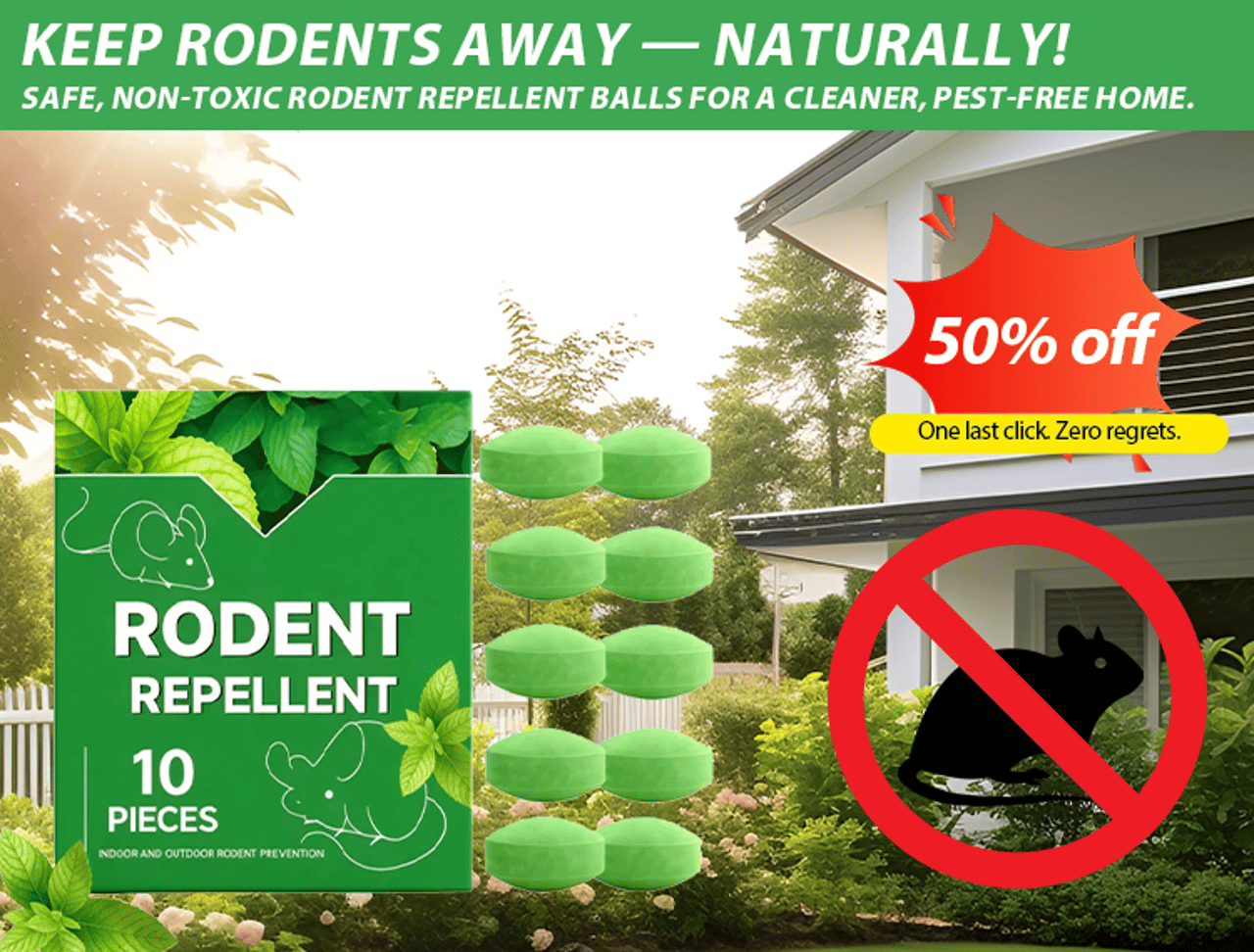 Natural Rodent Repellent Balls