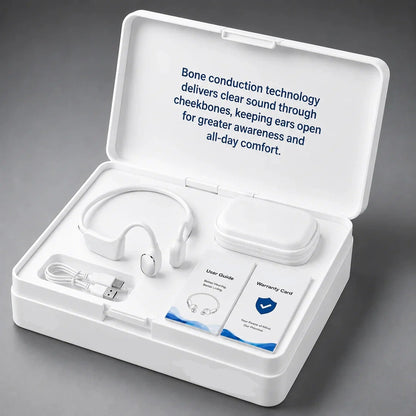 Bone Conduction Smart Hearing Aid Bluetooth Earphones