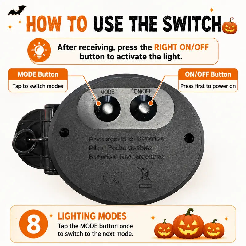 🎃 Pumpkin Solar Stake Lights– Halloween Outdoor Yard Decor
