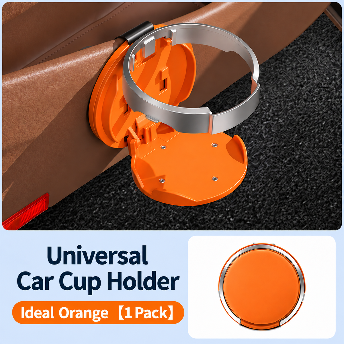 🔥Foldable Door-Mounted Cup Holder—Combines a Drink Holder with Extra Storage Space.💎