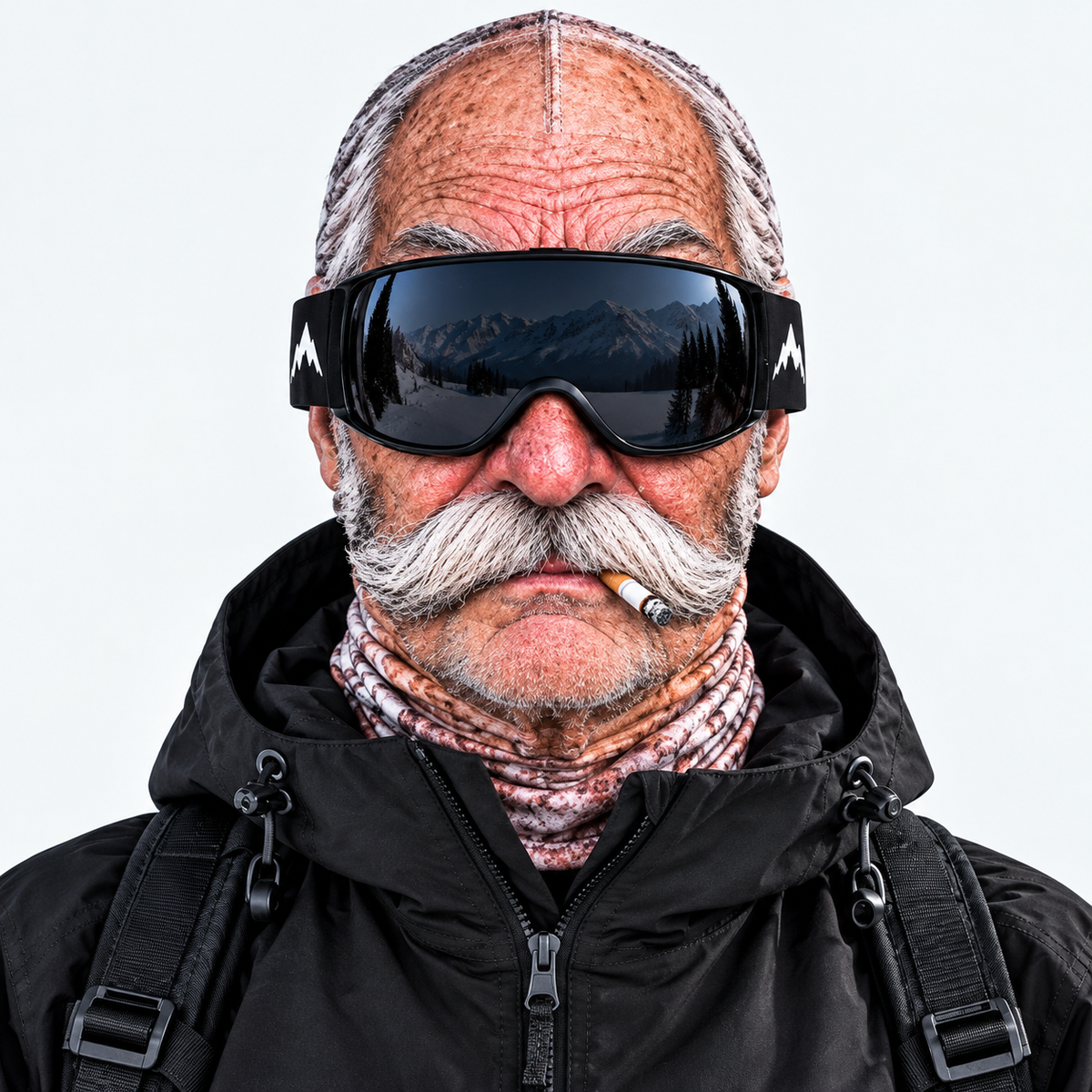 🤣❄️ Funny Realistic Face Ski Mask – Hilarious Winter Balaclava for Skiing, Snowboarding, Parties & Outdoor Fun! 🎿🔥