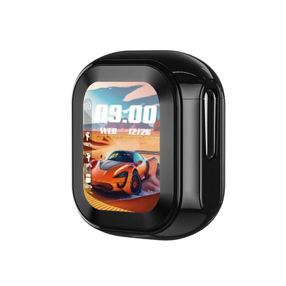 True Wireless Earbuds with LCD Screen Gaming Bluetooth Headphones Bluetooth 6.0 Touch Control In-Ear Earbuds with Built-in Mic