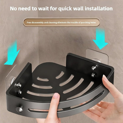 ⏳ HOT SALE🔥No-Drill Triangle Shower Caddy