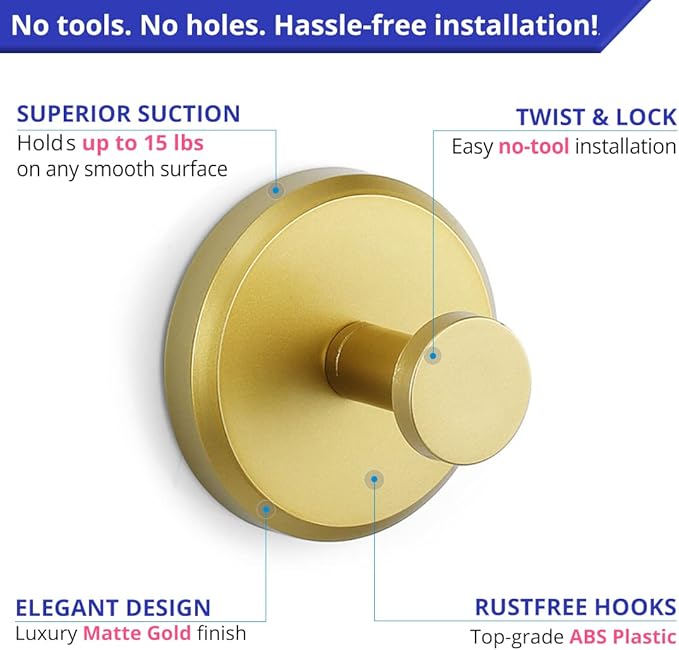 🧲 BUY 2 GET 1 FREE! ⚡ 2026 Upgraded Suction Cup Hooks – 50K+ SOLD! – Heavy Duty Hold, Waterproof & No-Drill Installation 🚪