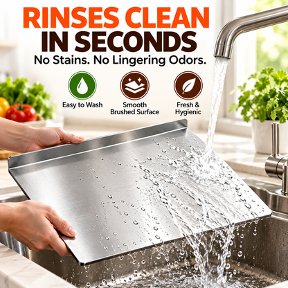 Limited-time offer: 50% off 301 stainless steel double-sided cutting board
