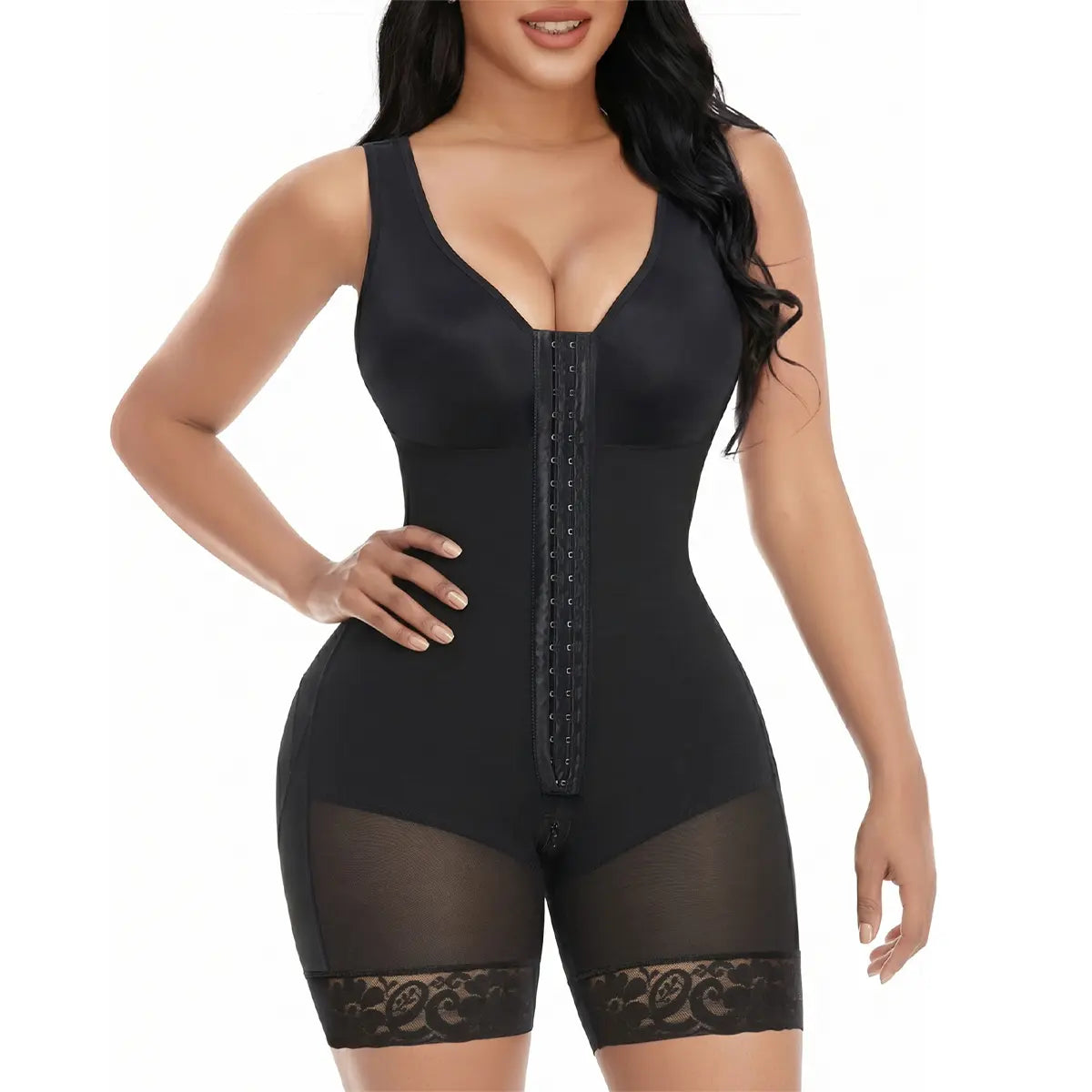 🔥Hook Tummy Control Full Shapewear Butt Lifter💎