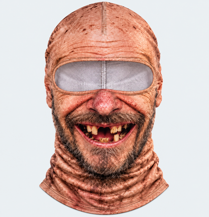 🤣❄️ Funny Realistic Face Ski Mask – Hilarious Winter Balaclava for Skiing, Snowboarding, Parties & Outdoor Fun! 🎿🔥