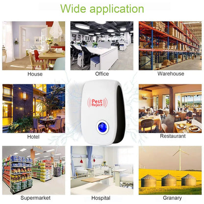 🔥Ultrasonic Pest Repeller—suitable for indoors, homes, and garages; effectively repels mice, spiders, cockroaches, and various insects.💎