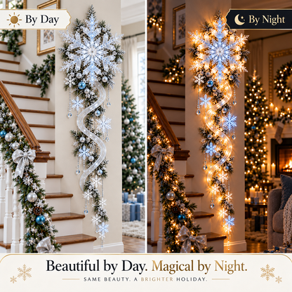 🔥Last Day 50% OFF🔥❄️ Giant Snowflake Blizzard Trail™- Let the Snowstorm Glow Indoors