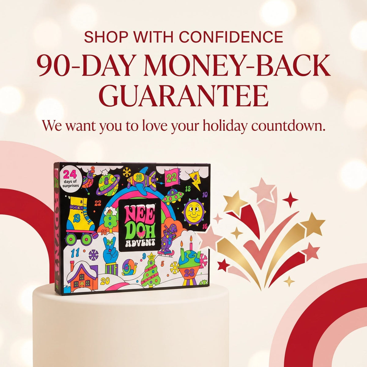 😩 NOTHING FUN TO LOOK FORWARD TO THIS CHRISTMAS? 🎄 🎁 24 DAYS. 24 SQUISHY SURPRISES. Make Every Morning Feel Like Christmas! ✨
