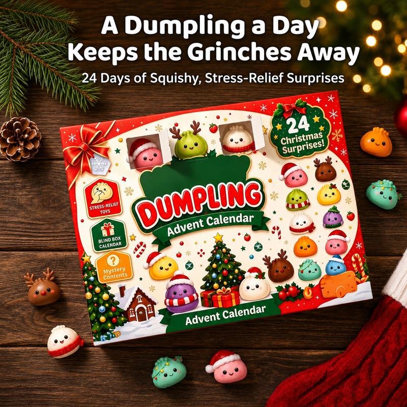 🧡2026 Christmas Mini Slow-Rising Toy Advent Calendar – Holiday Gift🎁