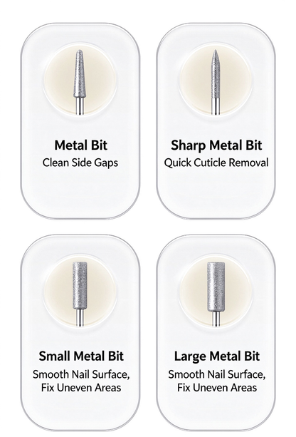 💎Rechargeable Nail Drill (20,000 RPM) — Portable electric nail grooming tool with bit set; suitable for hand and foot care and acrylic nails; cordless design.🔥