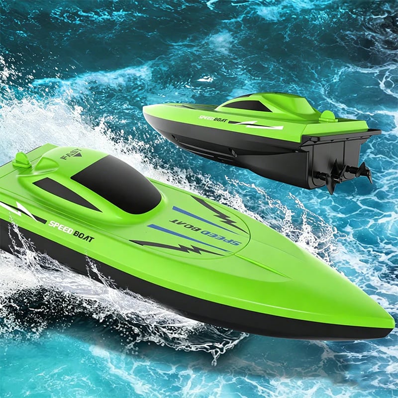 🥳100K+ SOLD!🌊⚡ ! Dual‐Motor RC Boat – Twin engines, 2.4GHz control, waterproof & impact‐resistant. Slice through waves at insane speed! 🌊🚤