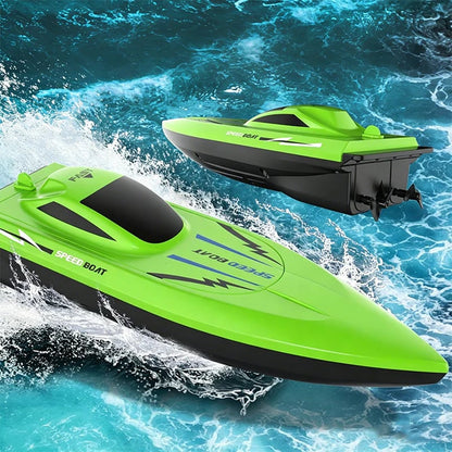 🥳100K+ SOLD!🌊⚡ ! Dual‐Motor RC Boat – Twin engines, 2.4GHz control, waterproof & impact‐resistant. Slice through waves at insane speed! 🌊🚤