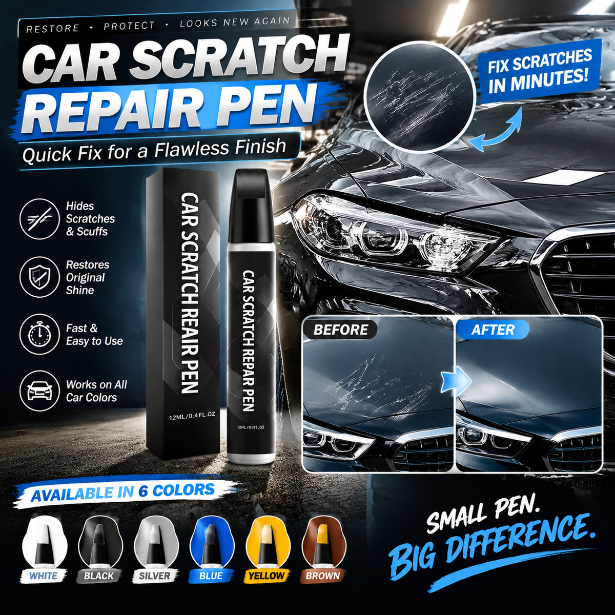 ✏️2026 HOT SALE✏️Car Scratch Repair Pen🚗