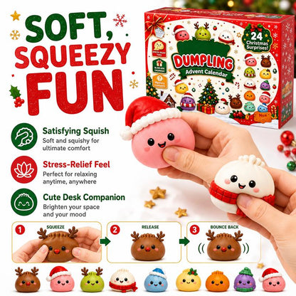 🧡2026 Christmas Mini Slow-Rising Toy Advent Calendar – Holiday Gift🎁