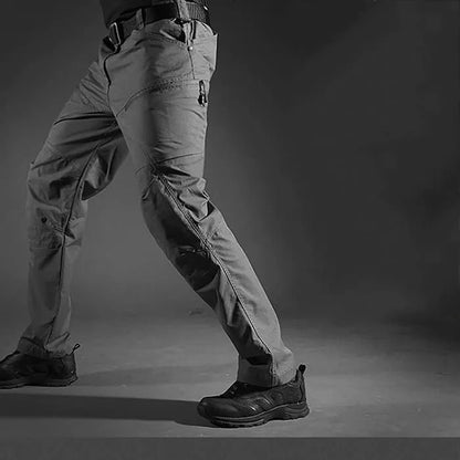 ✨Final Day Sale 50% OFF-Lightweight Waterproof Ripstop Pants With 8 Pockets, Elastic Waistband-Unisex Stretch Fit