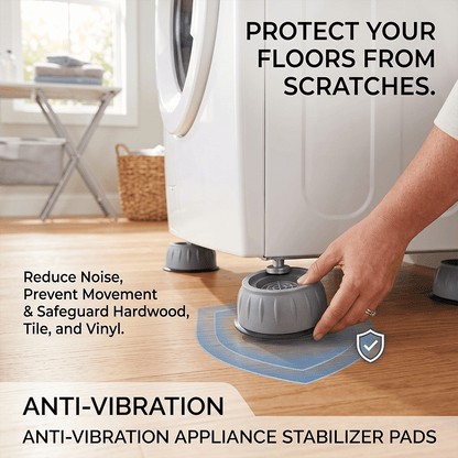 🏠 💞50K+ SOLD!Anti-Vibration Washing Machine Stabilizer Pads (4-Pack)
