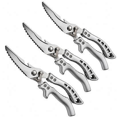 ✂️ 5-in-1 Kitchen Shears – Cut, Crack, Open & Scale With One Powerful Tool