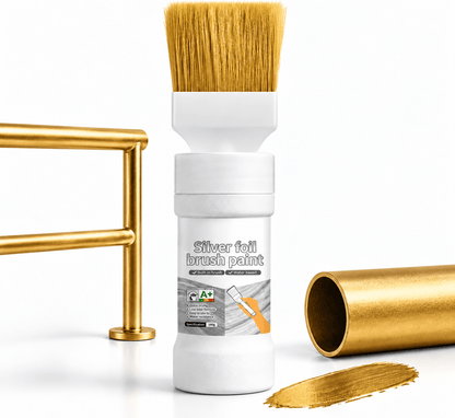 ✨New Arrival✨🖌️🏠Water-Based Metallic Silver Paint with Built-in Brush💥👍