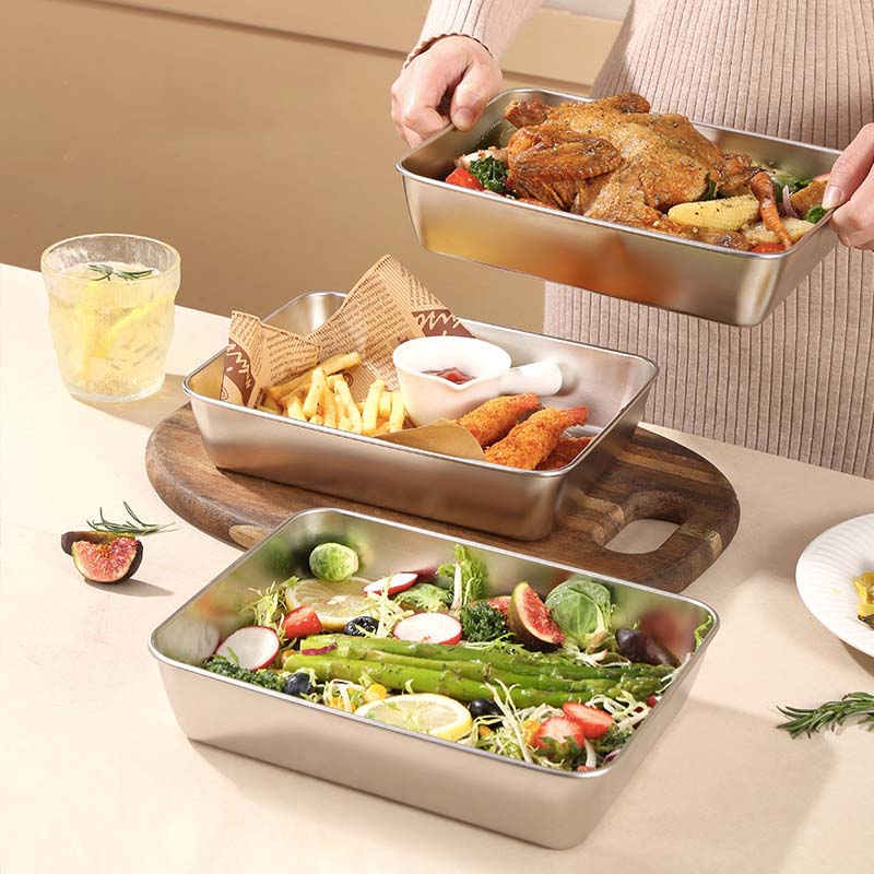 🍳 Every Kitchen Needs This Stainless Steel Tray – Now 50% OFF!