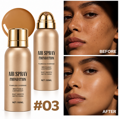 💦Waterproof Flawless Air Spray Foundation｜Long‑Lasting Airbrush Makeup, Sweat‑Proof Buildable Coverage ✨