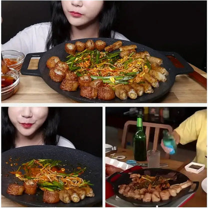 🔥50% OFF| 🍳😩 Tired of Food Sticking & Messy Cleanup? Upgrade to This 6-Layer Nonstick Frying Pan for Easier Cooking on Multiple Cooktops! ✨🔥i