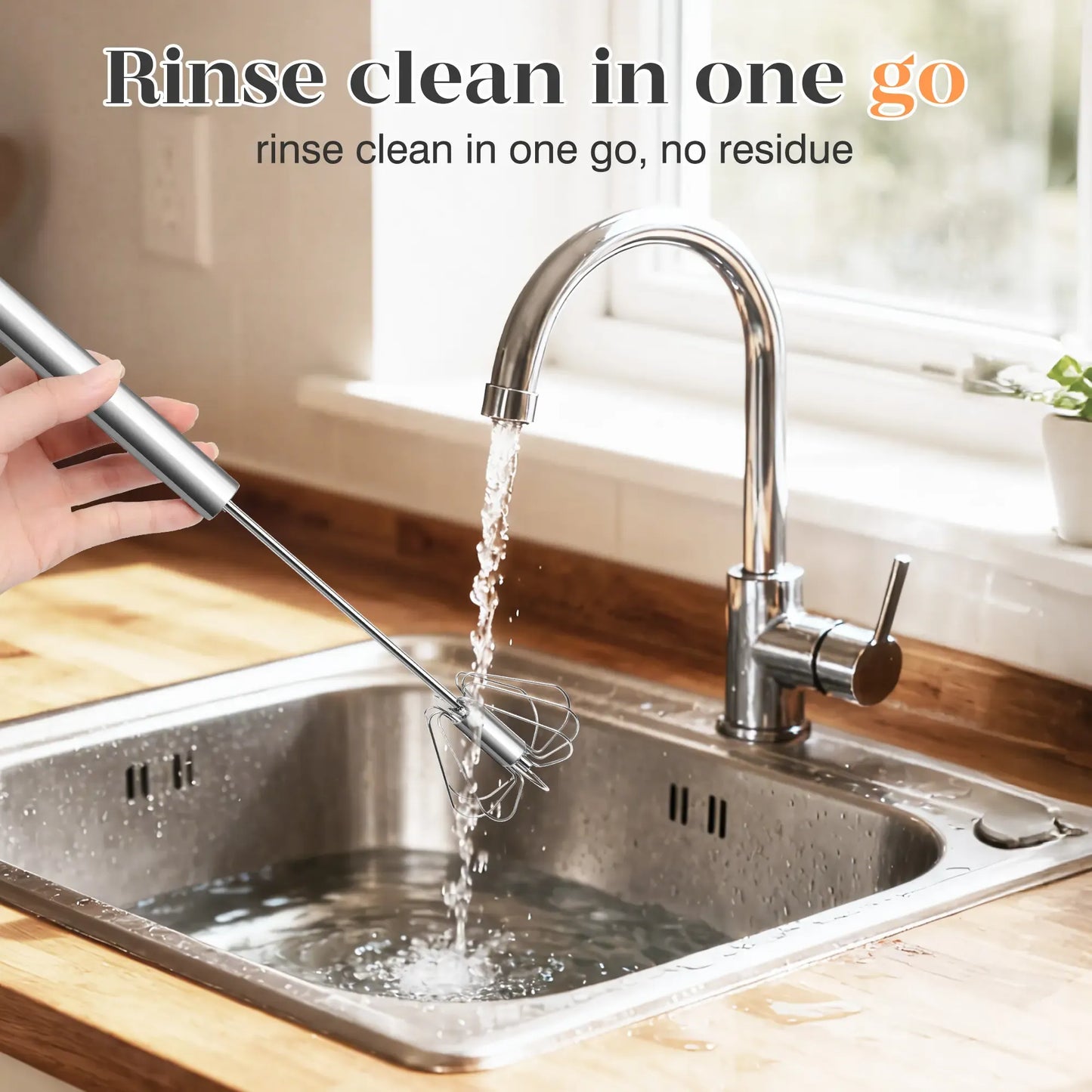 🍳LAST DAY SALE: 【BUY 1 FREE 1】!!🎁✨Automatic Eggbeater Easy Whisk