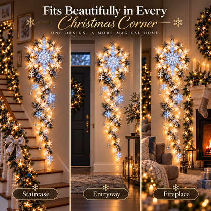 🔥Last Day 50% OFF🔥❄️ Giant Snowflake Blizzard Trail™- Let the Snowstorm Glow Indoors