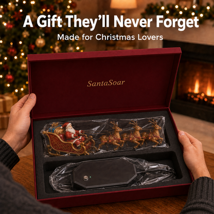 🎅 Tired of Boring Christmas Decor? Make Santa FLY! ✨ Santa’s Flying Sleigh Creates Instant Holiday Magic 🎄