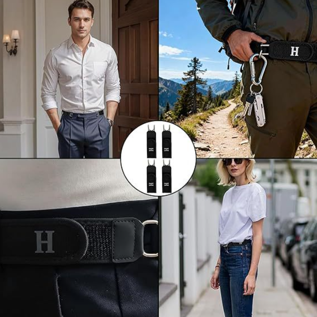 😩 TIRED OF TIGHT BELTS THAT DIG INTO YOUR WAIST? 🔥 Meet the Flexible Metal Hook Belt—COMFORTABLE, PRACTICAL & BUILT FOR MULTIPLE USES! 💪