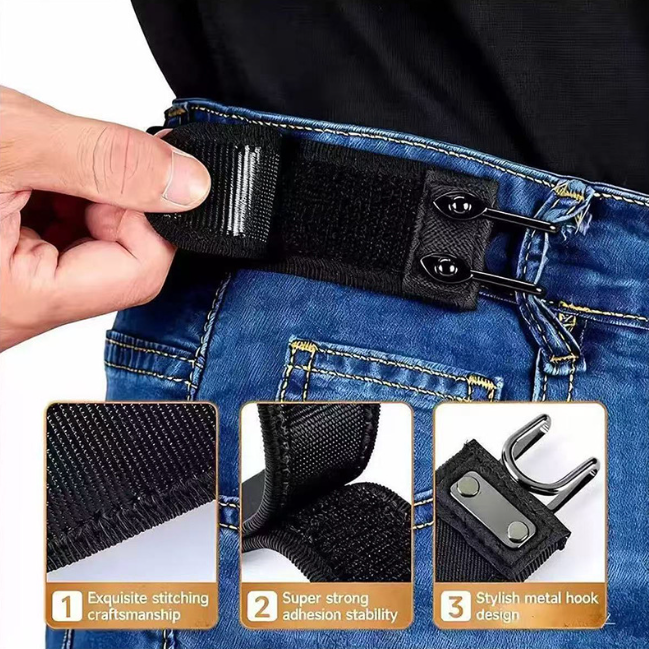 😩 TIRED OF TIGHT BELTS THAT DIG INTO YOUR WAIST? 🔥 Meet the Flexible Metal Hook Belt—COMFORTABLE, PRACTICAL & BUILT FOR MULTIPLE USES! 💪