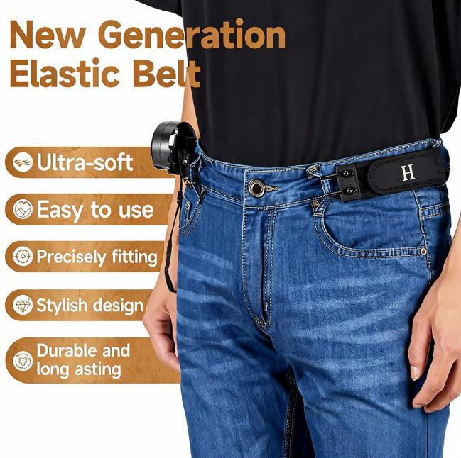 😩 TIRED OF TIGHT BELTS THAT DIG INTO YOUR WAIST? 🔥 Meet the Flexible Metal Hook Belt—COMFORTABLE, PRACTICAL & BUILT FOR MULTIPLE USES! 💪