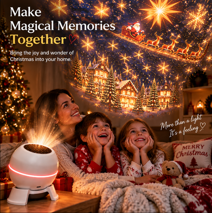 😩 TOO MUCH WORK TO DECORATE FOR CHRISTMAS? 🎄 ✨ NO HANGING. NO MESS. JUST TURN IT ON & TRANSFORM YOUR ROOM INTO A COZY HOLIDAY WONDERLAND! 🎅