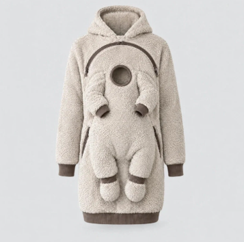 🥶 Cold Days, No Cozy Comfort? 🧸 Snuggle Up in This Ultra-Cozy Parent & Baby Fleece Hoodie for Warmth, Comfort & Adorable Style! ❤️✨