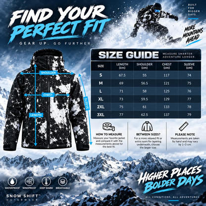 ❄ A jacket that changes color in the snow (windproof, waterproof, breathable, and packable—a winter essential) 🔥
